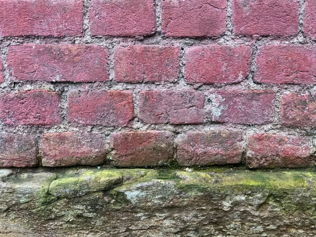 a brick wall